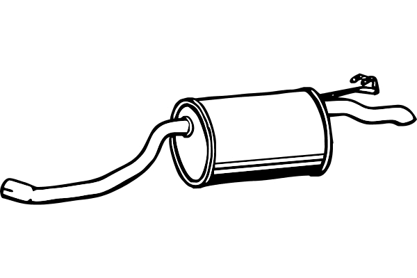 Rear Muffler (P2213)