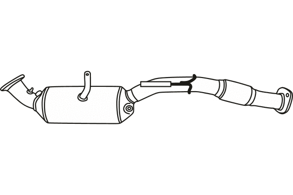 Soot/Particulate Filter, exhaust system (P9867DPF)