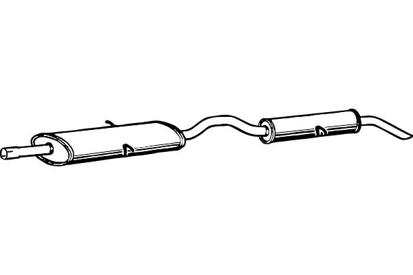 Rear Muffler (P1669)
