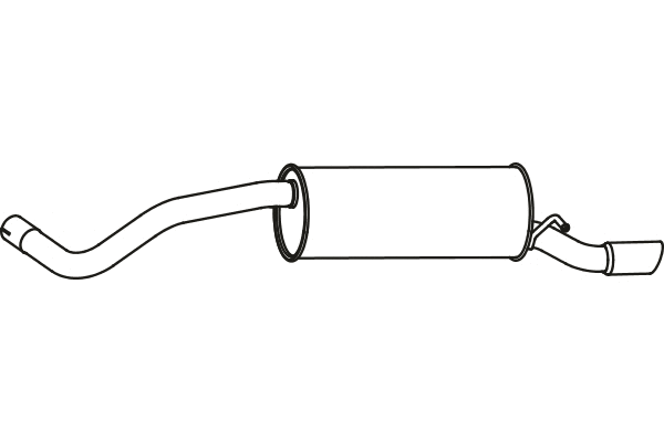 Rear Muffler (P72137)