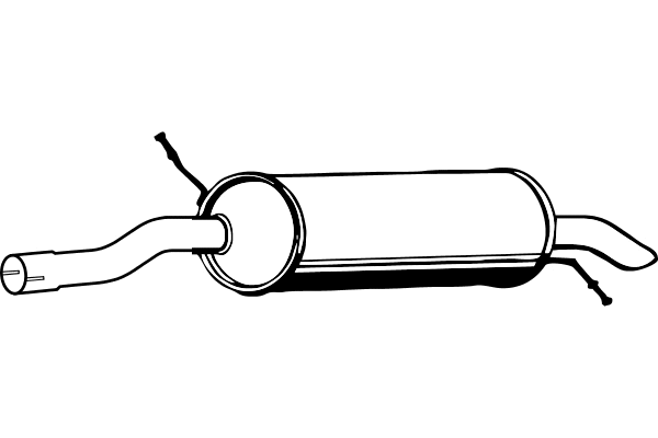 Rear Muffler (P1839)