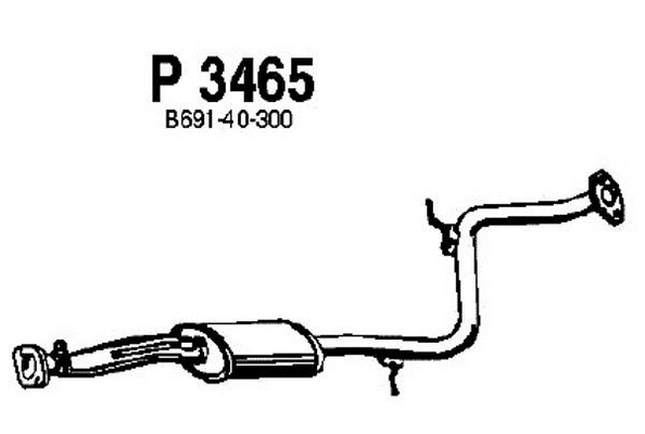 Centre Muffler (P3465)
