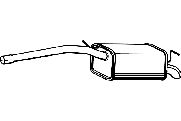 Rear Muffler (P7572)