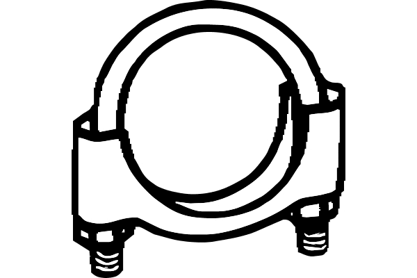 Clamping Piece, exhaust system (X91160)