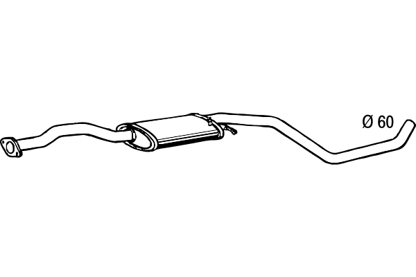 Centre Muffler (P2310)