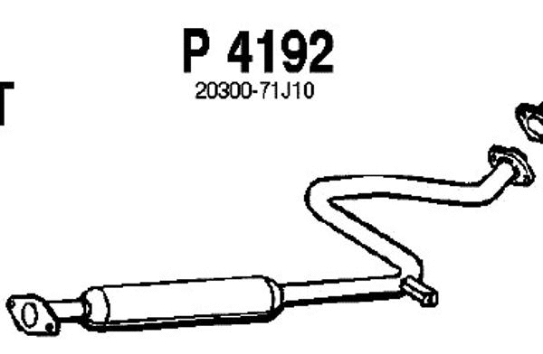 Centre Muffler (P4192)
