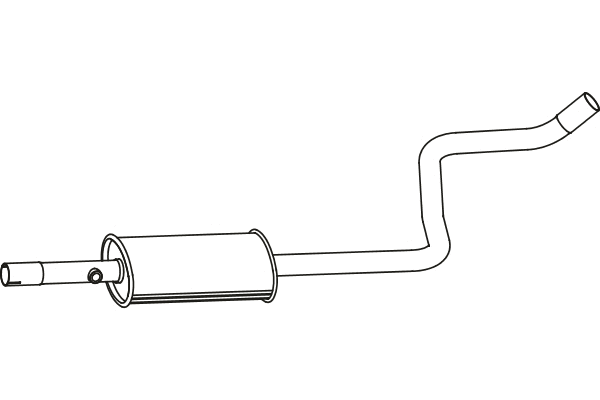 Centre Muffler (P3818)