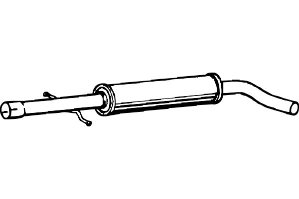 Centre Muffler (P1205)