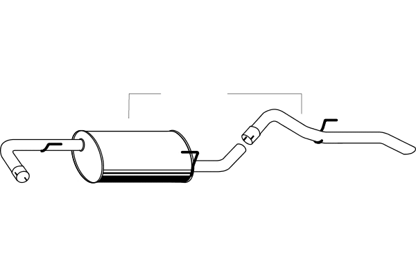 Rear Muffler (P4298)