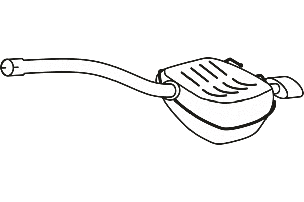 Rear Muffler (P7905)