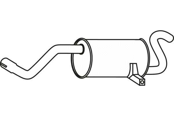 Rear Muffler (P5086)