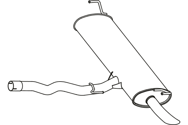 Rear Muffler (P4024)