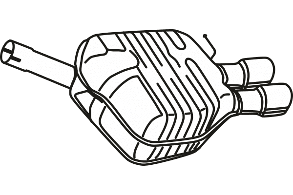 Rear Muffler (P72136)