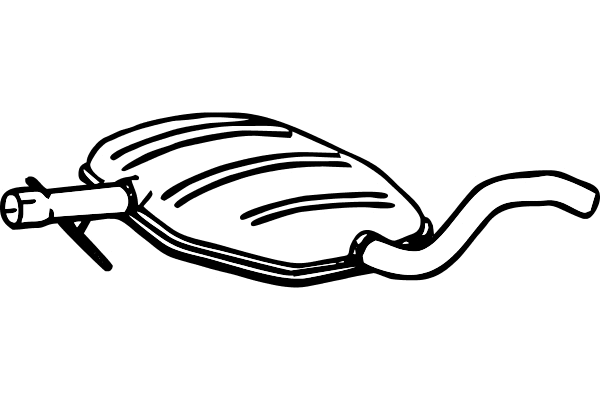 Centre Muffler (P7411)