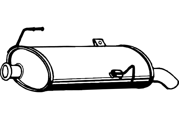 Rear Muffler (P4818)