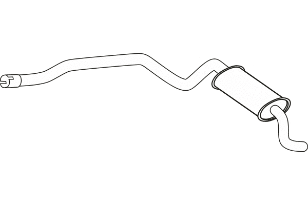 Rear Muffler (P22018)