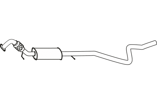 Centre Muffler (P23008)