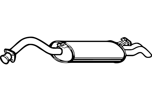 Rear Muffler (P1200)