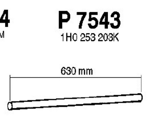 Exhaust Pipe (P7543)