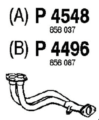 Exhaust Pipe (P4496)