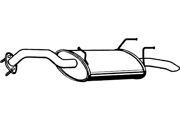Rear Muffler (P4074)