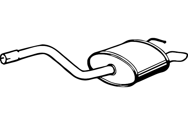 Rear Muffler (P2355)