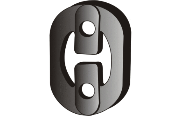 Rubber Strip, exhaust system (X30340)