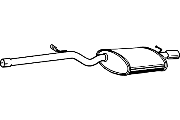 Rear Muffler (P1285)