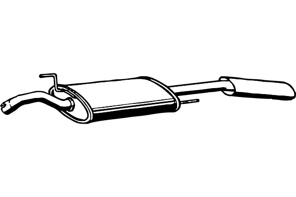 Rear Muffler (P7496)