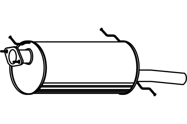 Rear Muffler (P3541)
