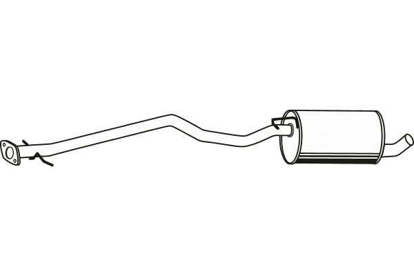 Centre Muffler (P2525)