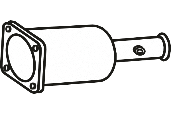 Soot/Particulate Filter, exhaust system (P9915DPF)