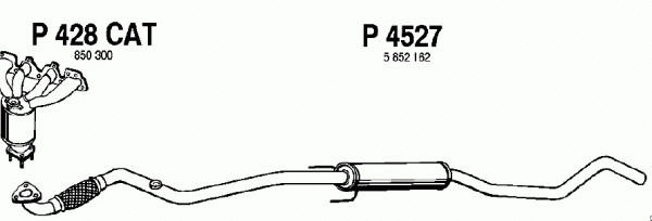 Centre Muffler (P4527)