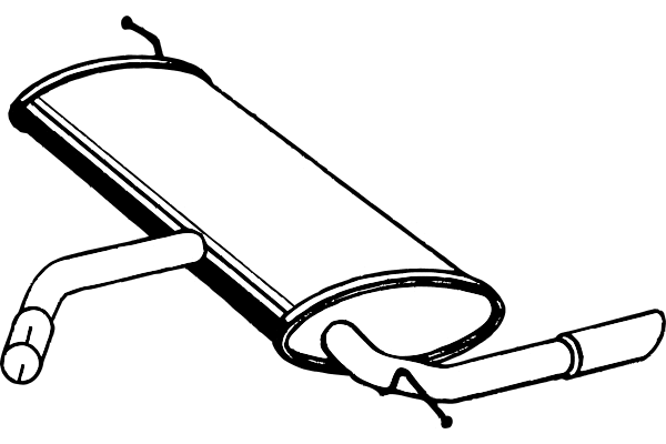 Rear Muffler (P5563)