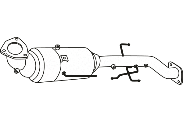 Soot/Particulate Filter, exhaust system (P9837DPF)