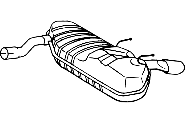 Rear Muffler (P4388)