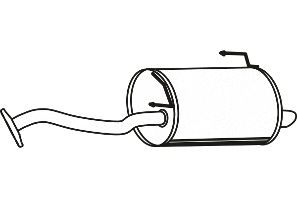Rear Muffler (P41045)