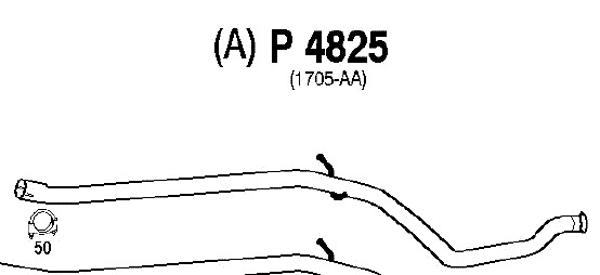 Exhaust Pipe (P4825)