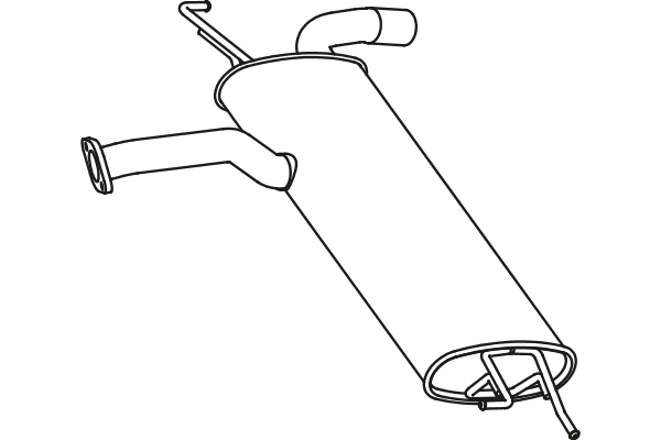 Rear Muffler (P2964)
