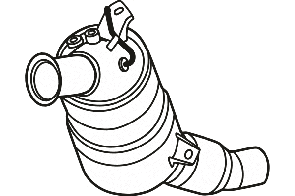 Soot/Particulate Filter, exhaust system (P8886DPF)