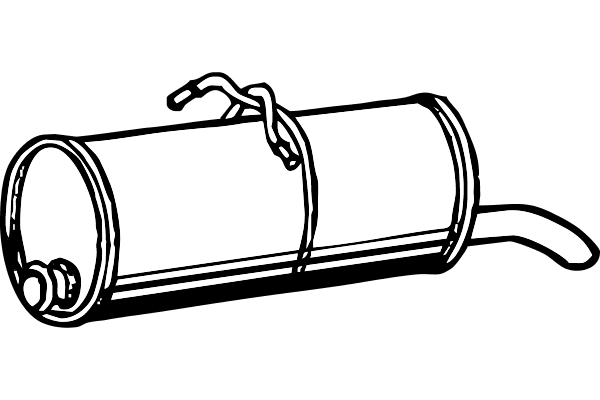 Rear Muffler (P1859)