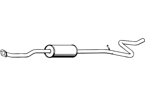 Centre Muffler (P4613)