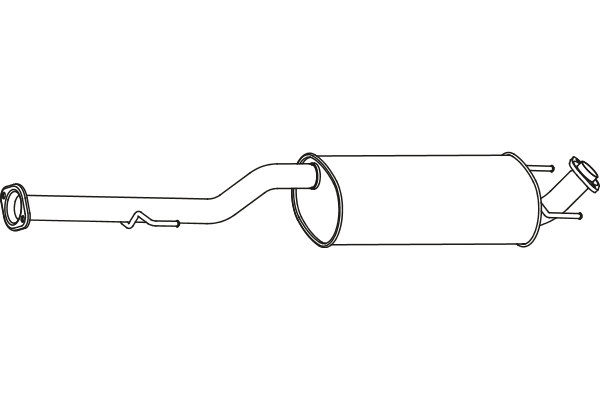 Centre Muffler (P66005)