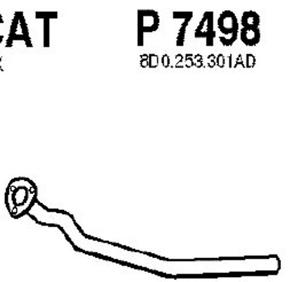 Exhaust Pipe (P7498)