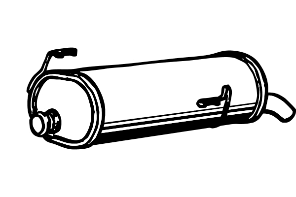 Rear Muffler (P4817)