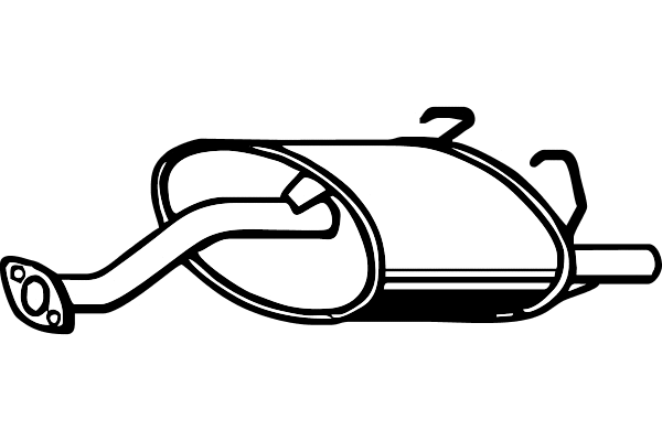 Rear Muffler (P2895)