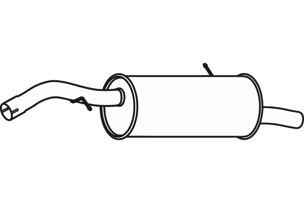Rear Muffler (P46015)