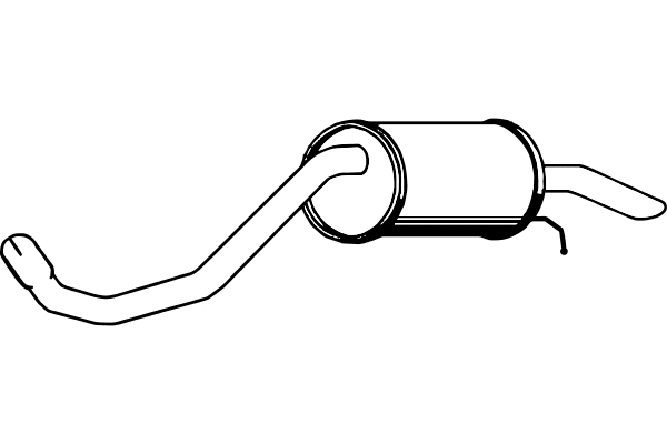 Rear Muffler (P7102)