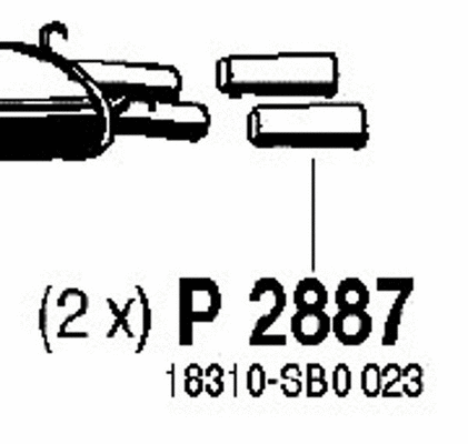 Exhaust Pipe (P2887)