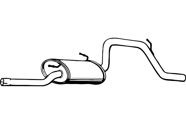 Rear Muffler (P4515)